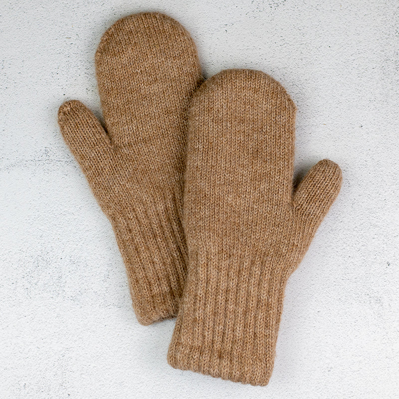 Alpaca Boucle Mittens
