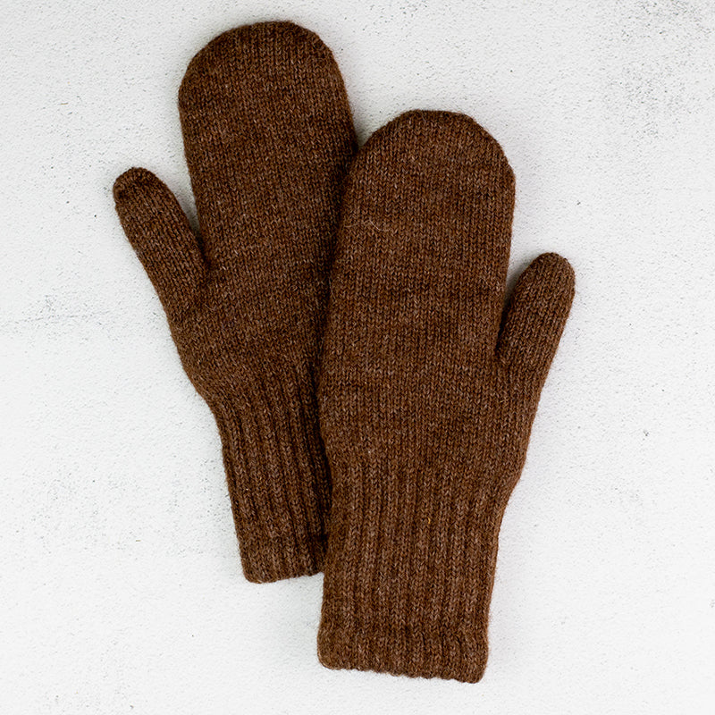Alpaca Boucle Mittens