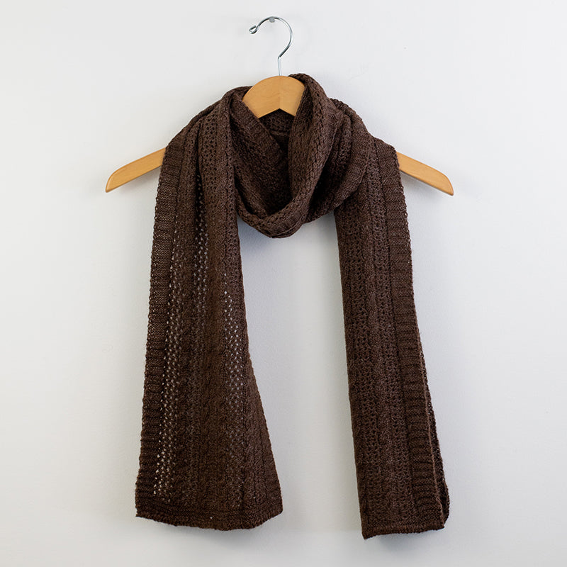 Alpaca Cable Scarf