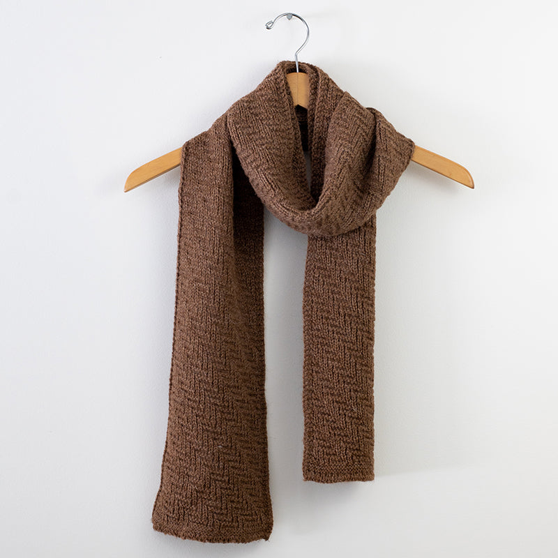 Herringbone Alpaca Scarf