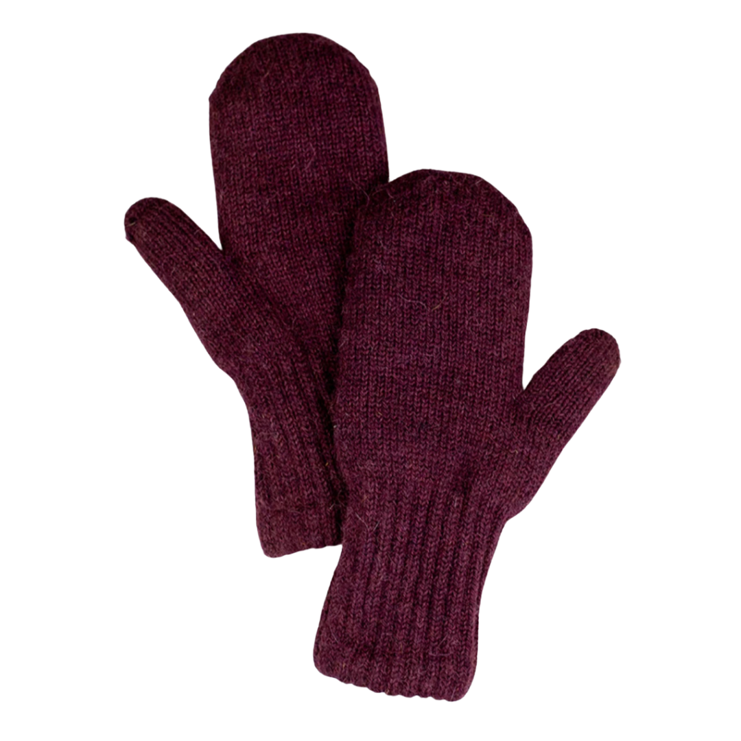 Alpaca Boucle Mittens