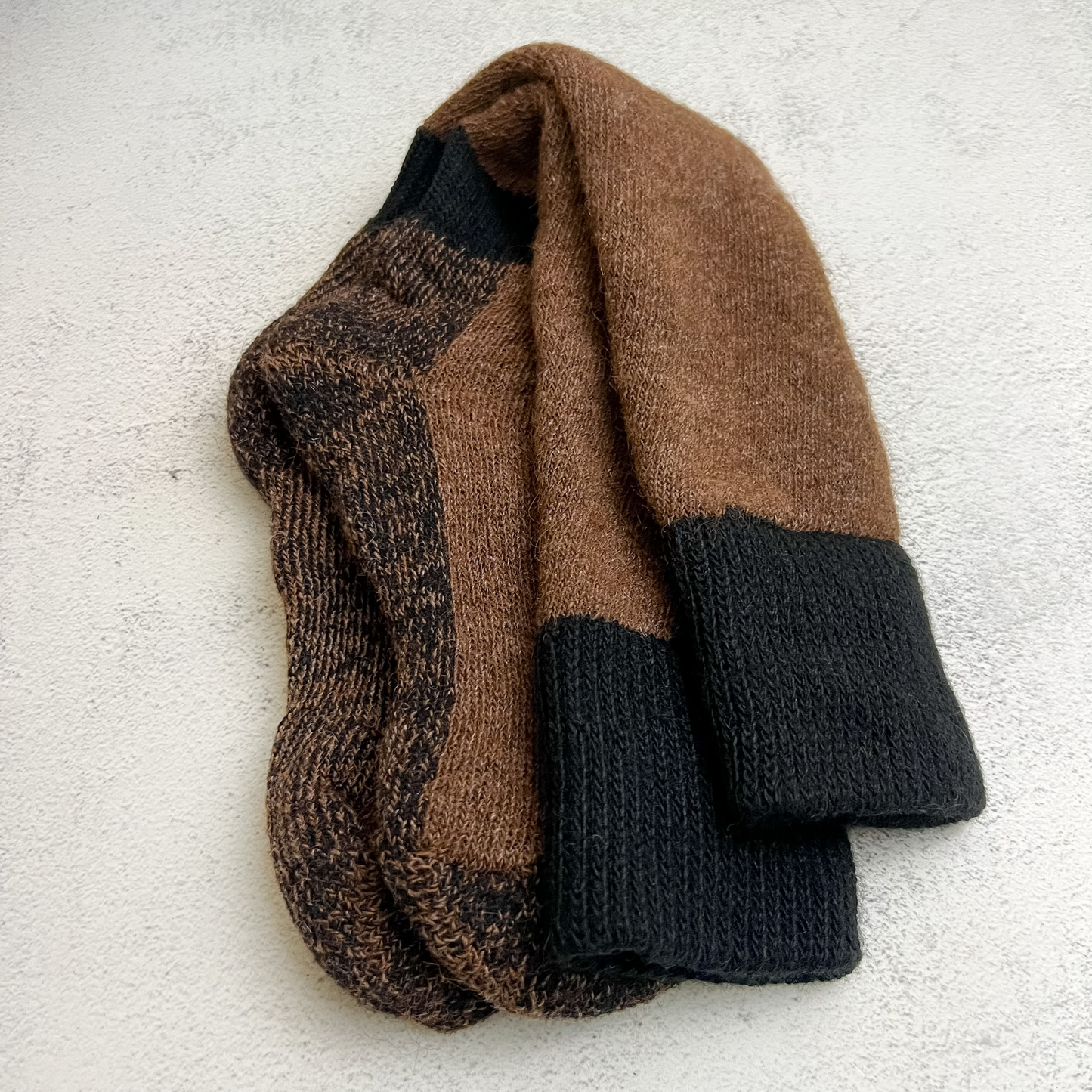 High Calf Alpaca Socks