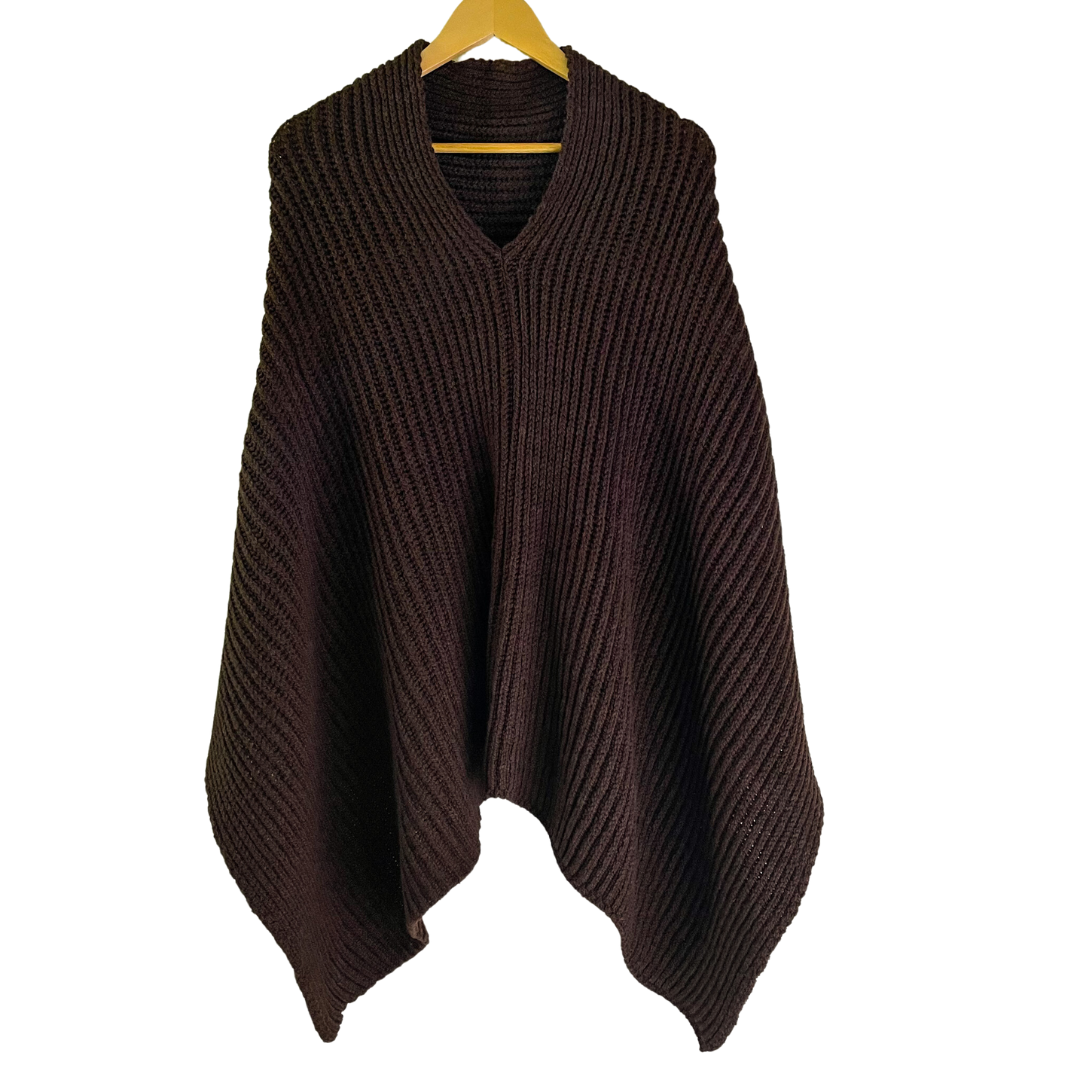 Melina Asymmetical Poncho