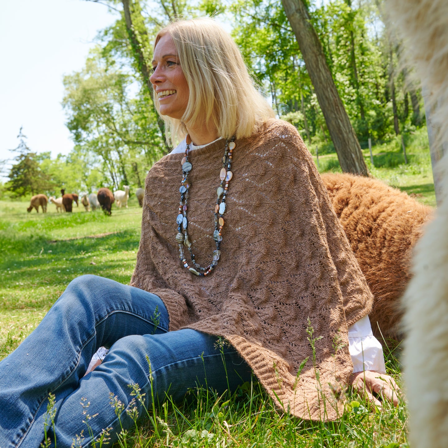 Wilma Alpaca Poncho