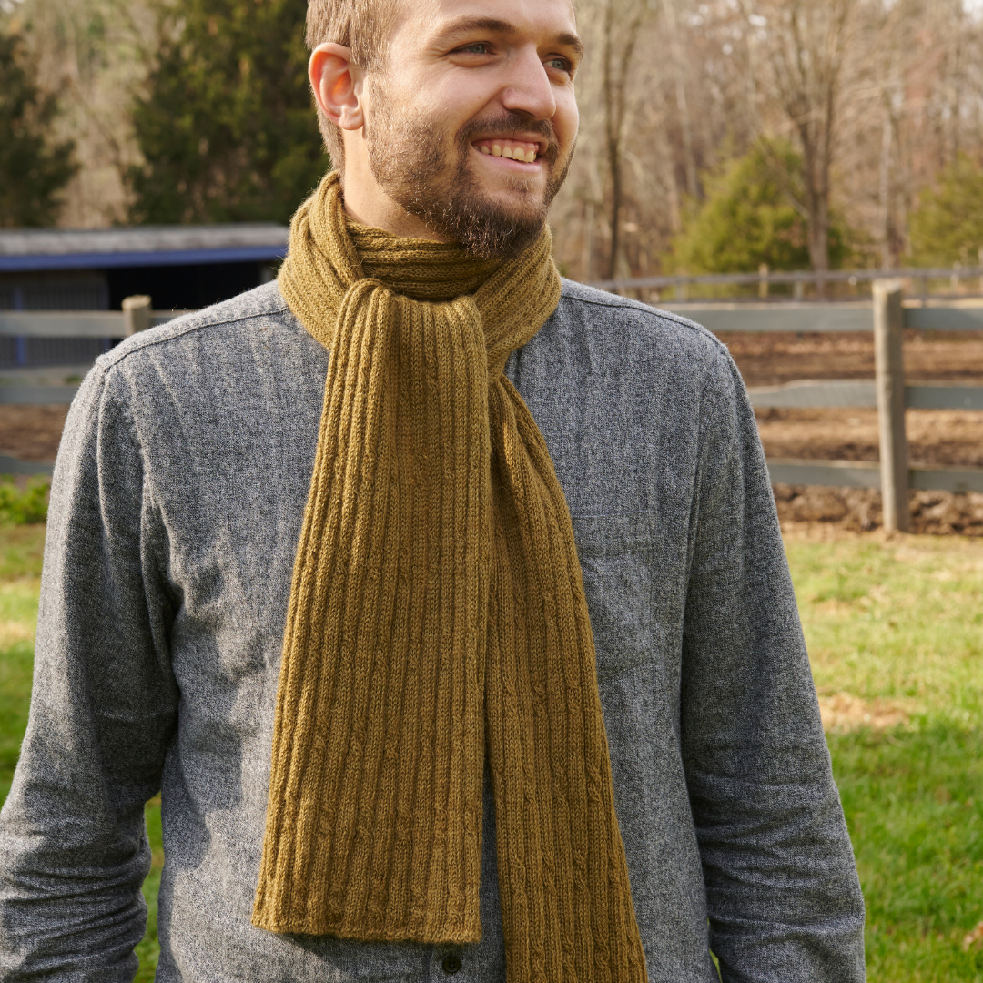 Hazel Ribbed Scarf