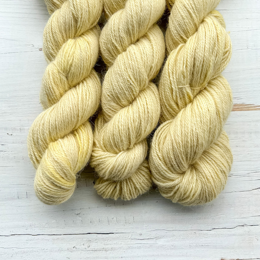 Rapunzel's Hair (Greater Celandine)- AMA naturally dyed sport weight yarn