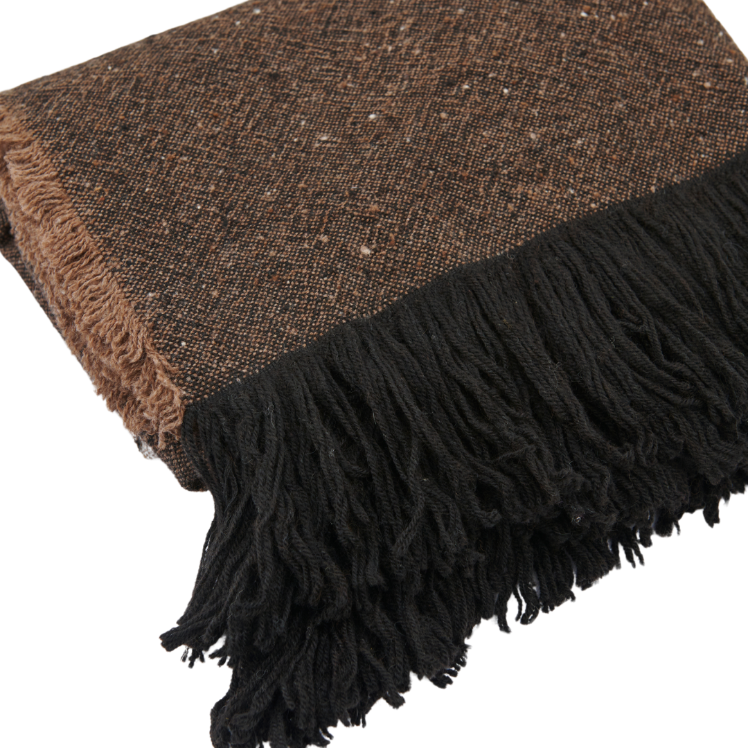 Rex Fringed Throw Blanket
