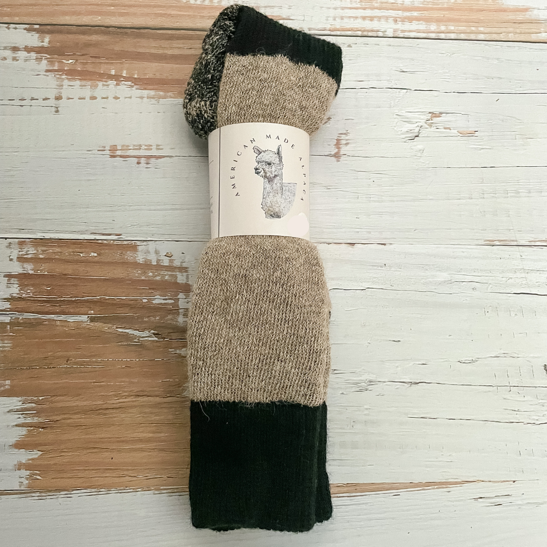 High Calf Alpaca Socks