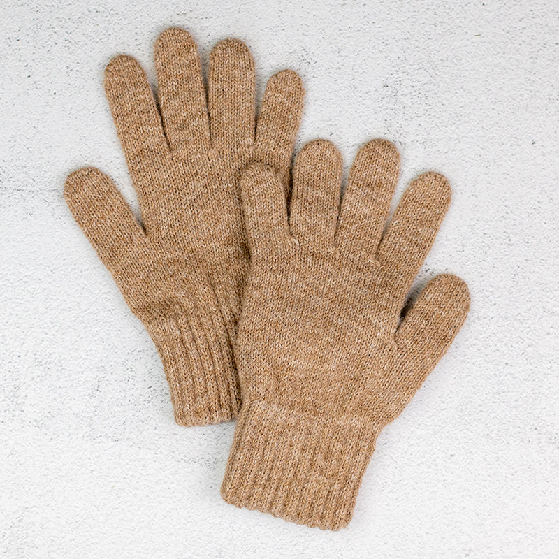 Alpaca Unisex Knit Gloves