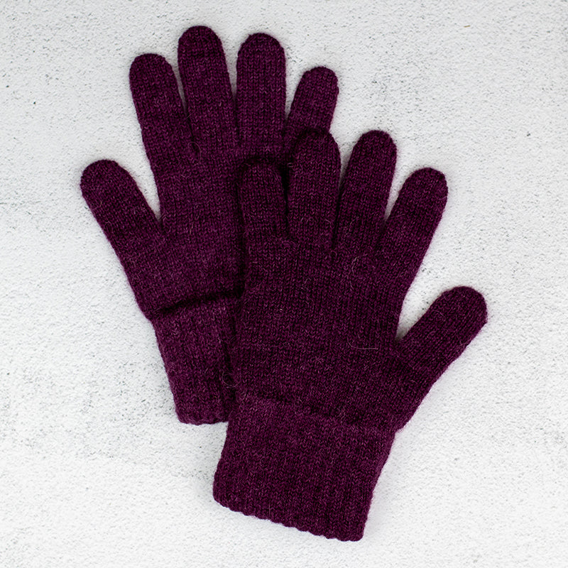 Alpaca Unisex Knit Gloves