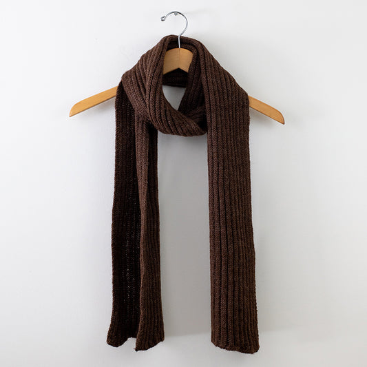 Alpaca Ribbed Scarf