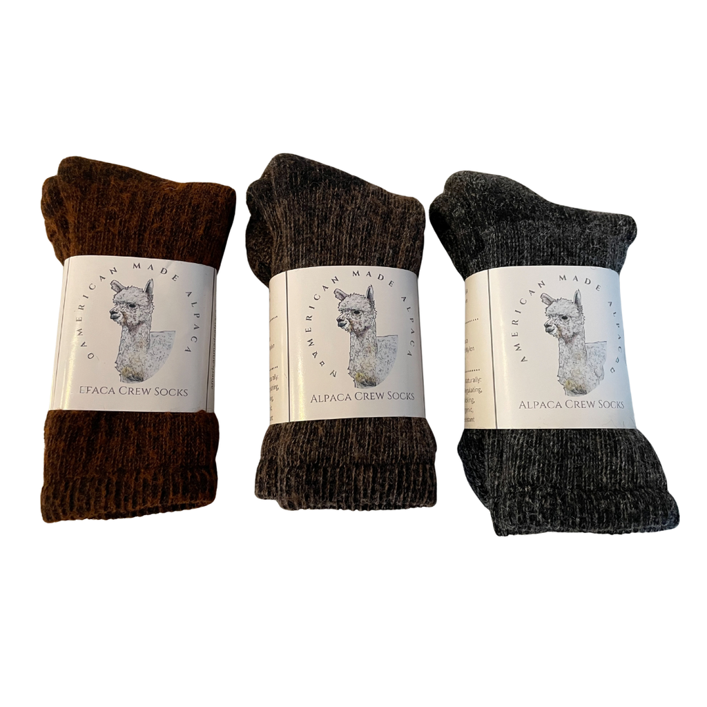 Alpaca Crew Sock Bundle With Free Water Resistant Pouch