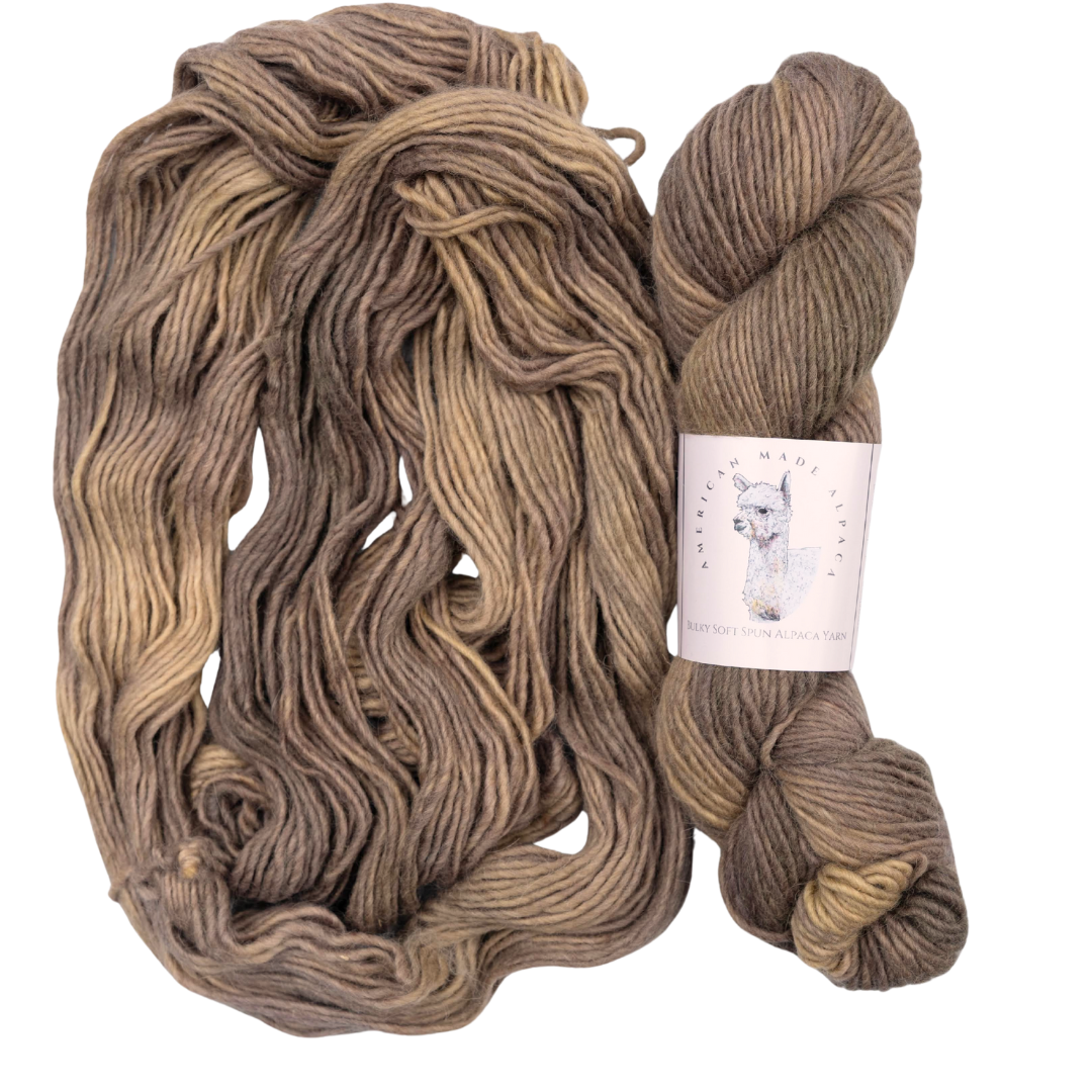 Apple Butter Soft Spun Single Bulky Alpaca Yarn