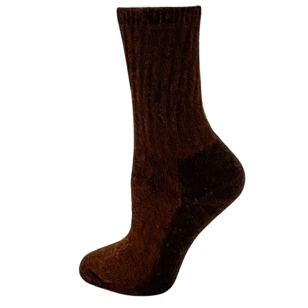 Alpaca Crew Socks - Heavy Weight Sock, Reinforced Heels & Toes, Moisture Wicking
