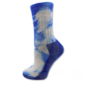 Color Block Alpaca Crew Socks, Heavy Weight Sock with Reinforced Heels and Toes