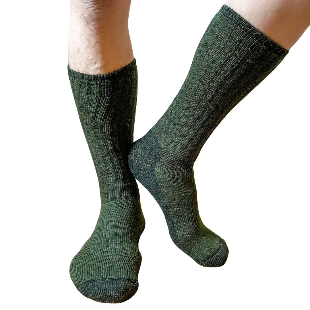 Bozrah Alpaca Boot Sock, Heavy Weight Reinforced Tall Socks