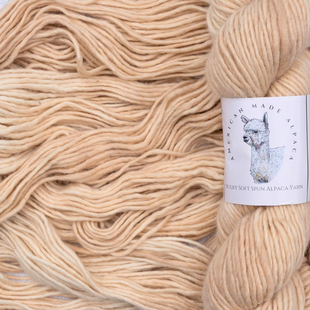 Gold Mine Soft Spun Single Bulky Alpaca Yarn