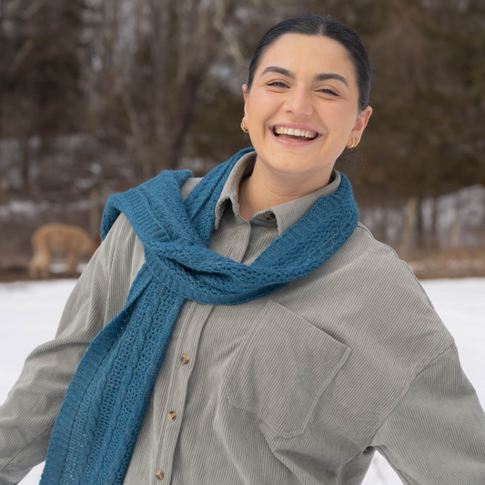 Alpaca Cable Scarf