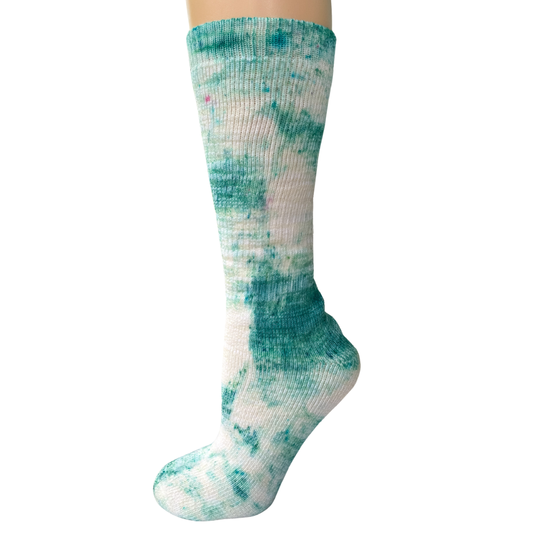 Hand Dyed Cosmo Socks - Alpaca and Wool Blend Mid Weight Socks