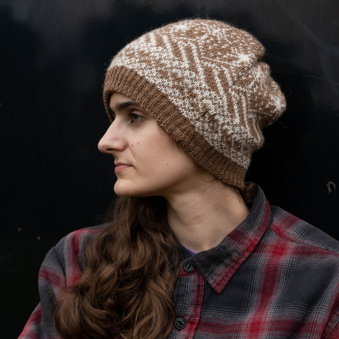 Celestial Slouch Alpaca Beanie