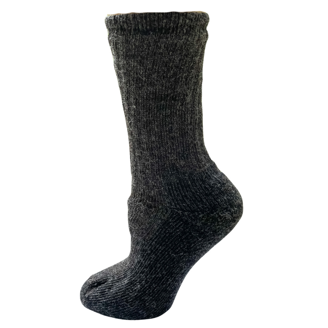 Alpaca Crew Socks - Heavy Weight Sock, Reinforced Heels & Toes, Moisture Wicking