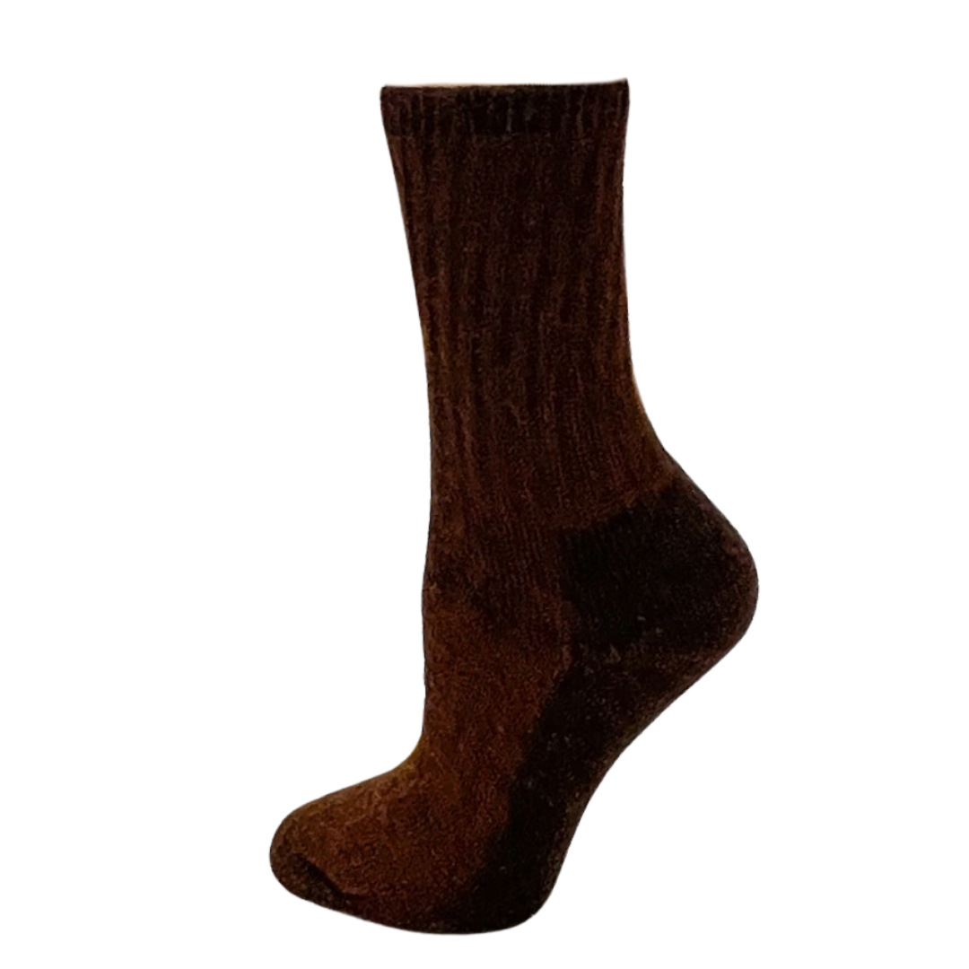 Alpaca Crew Socks - Heavy Weight Sock, Reinforced Heels & Toes, Moisture Wicking
