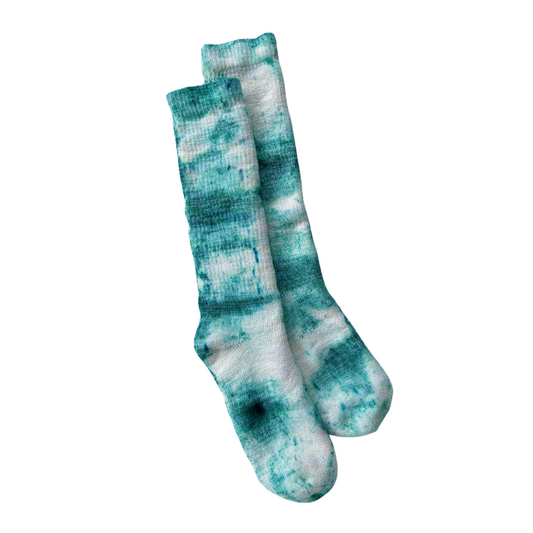 AMA Hand Dyed Cosmo Crew Socks - Cassiopeia