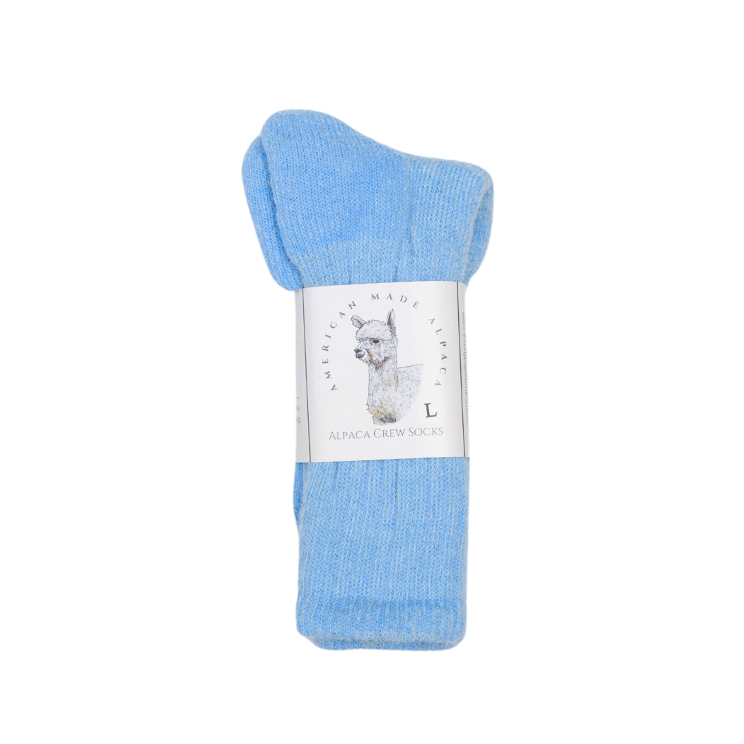 Alpaca Crew Socks - Heavy Weight Sock, Reinforced Heels & Toes, Moisture Wicking