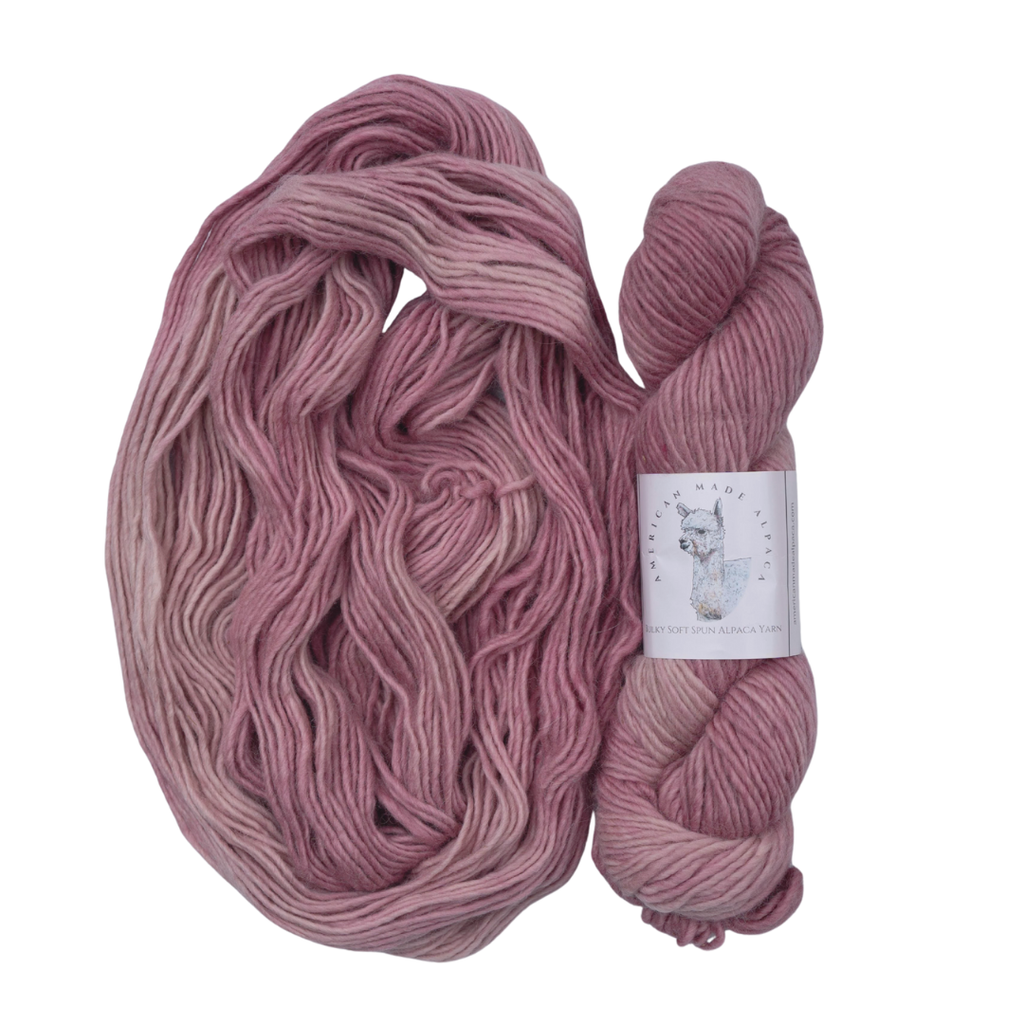 Cranberry Ice Soft Spun Single Bulky Alpaca Yarn