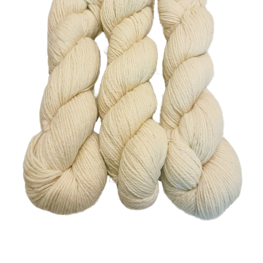 Cream Sport Weight Alpaca Yarn