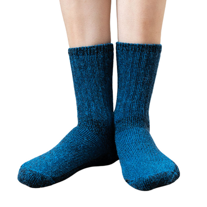 Alpaca Crew Socks - Heavy Weight Sock, Reinforced Heels & Toes, Moisture Wicking