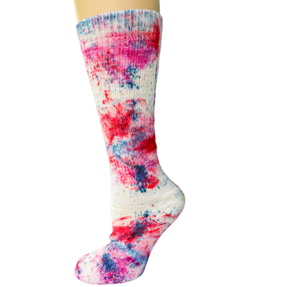 Hand Dyed Cosmo Socks - Alpaca and Wool Blend Heavy Weight Socks