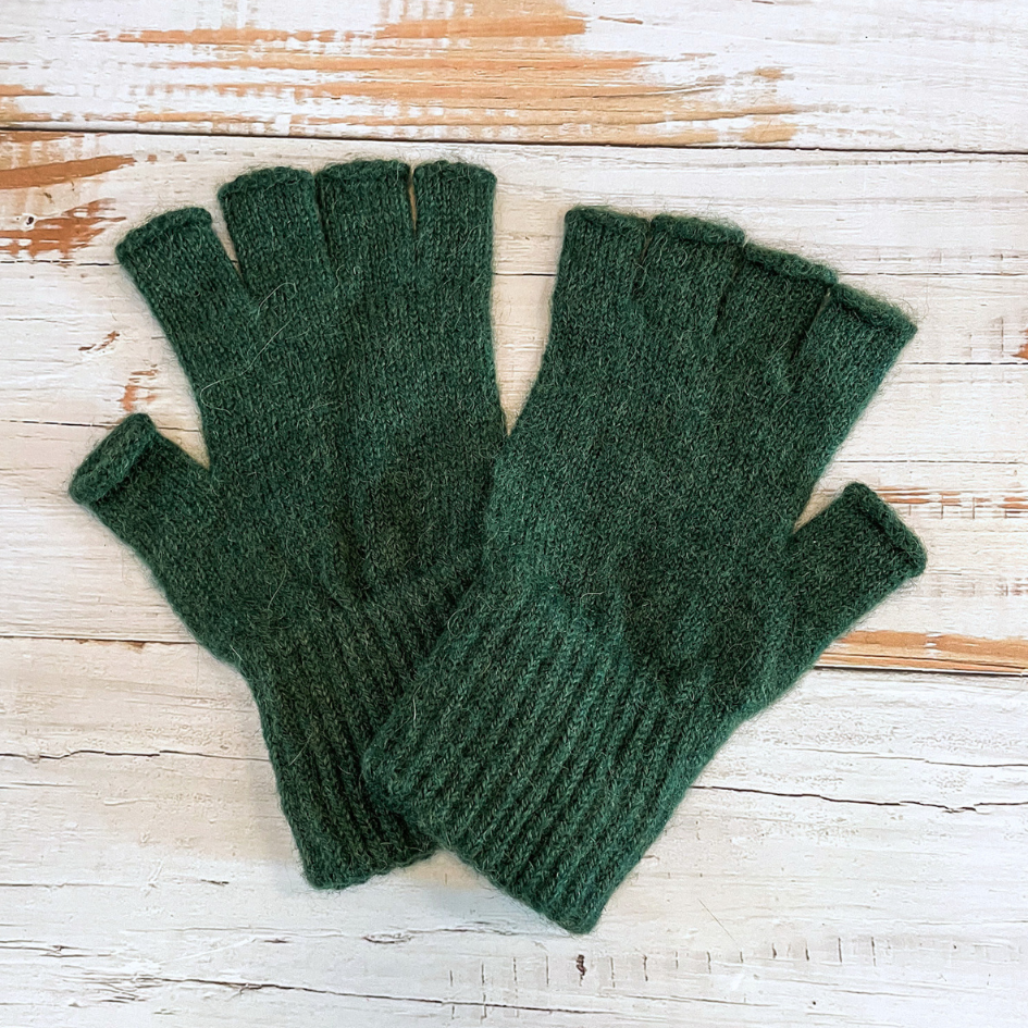 Alpaca Fingerless Gloves