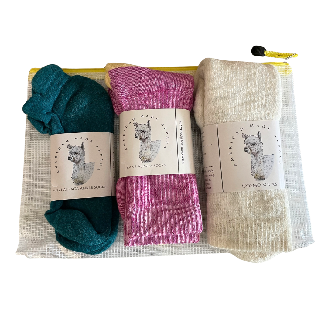 Fresh Start Sock Bundle With Free Water Resistant Pouch