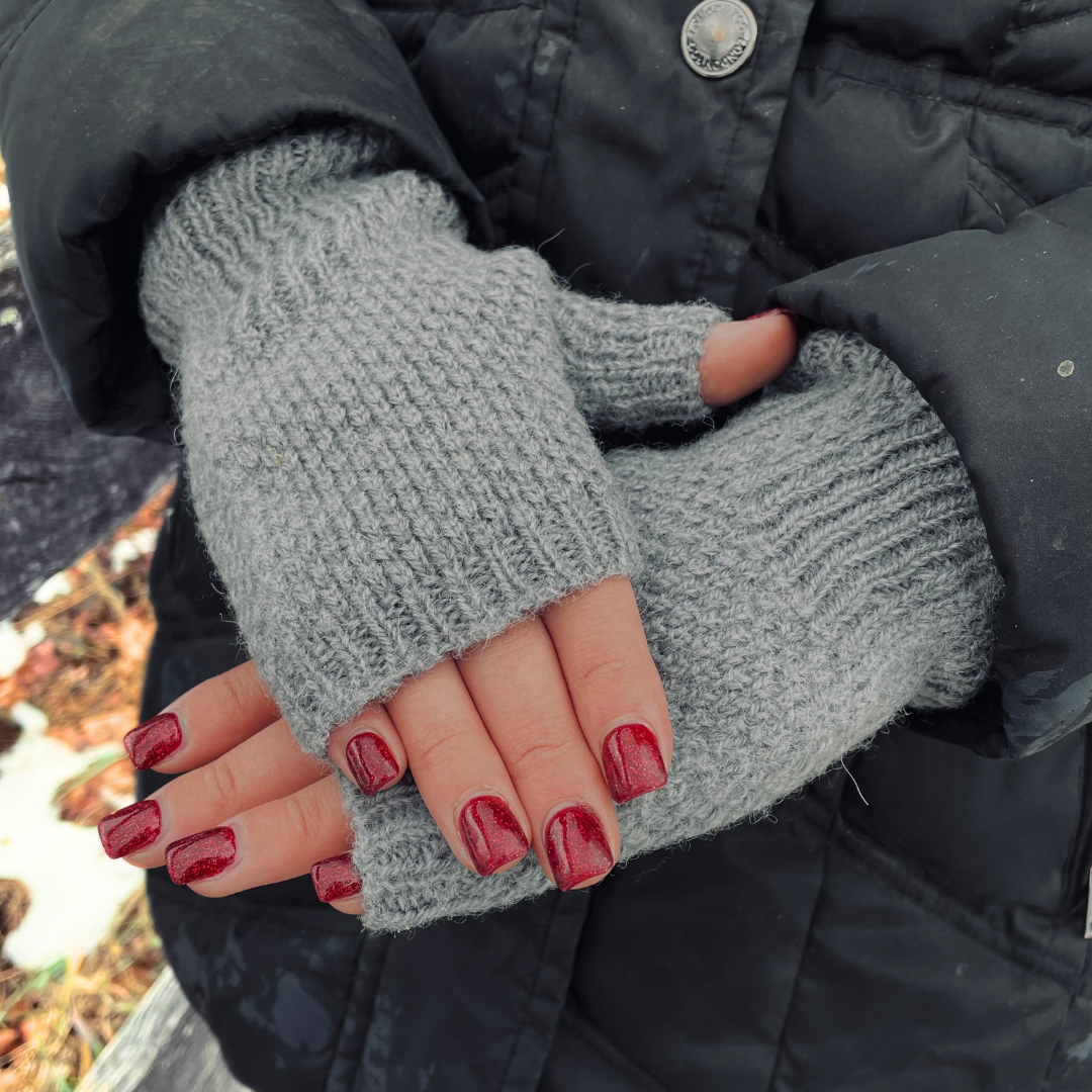 Gracie Fingerless Alpaca Gloves