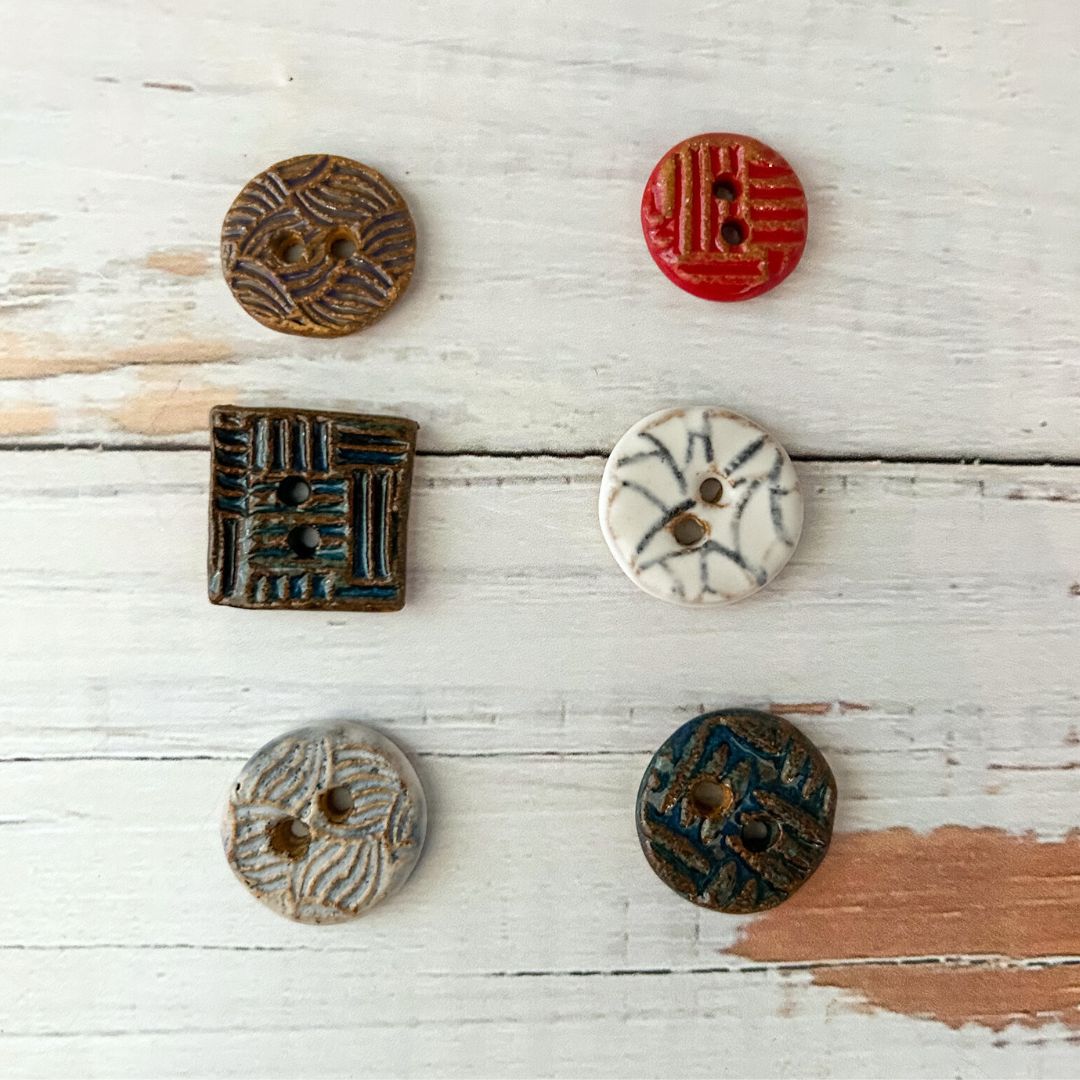 Handmade Ceramic Buttons