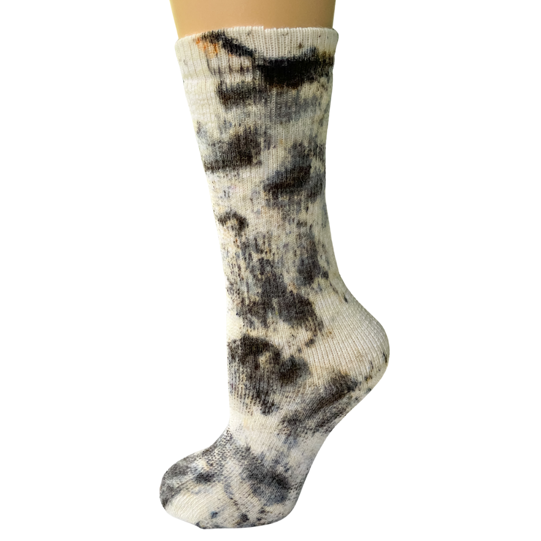 Hand Dyed Cosmo Socks - Alpaca and Wool Blend Heavy Weight Socks