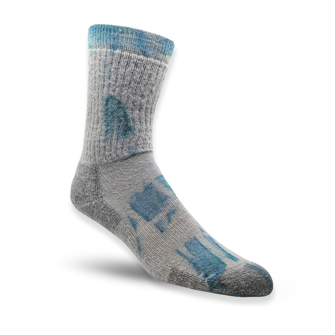 Lotus Tie Dye Crew Socks