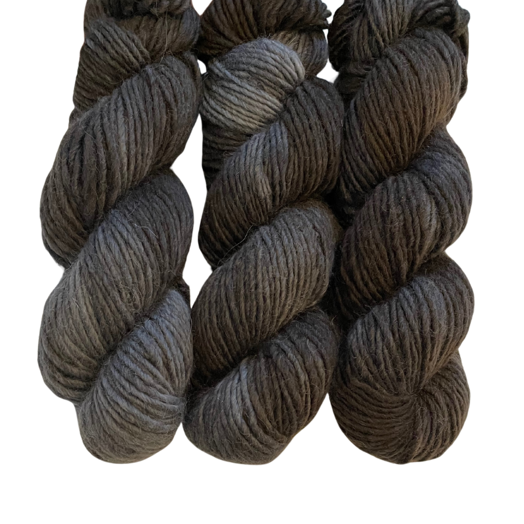 Midnight Soft Spun Single Bulky Alpaca Yarn