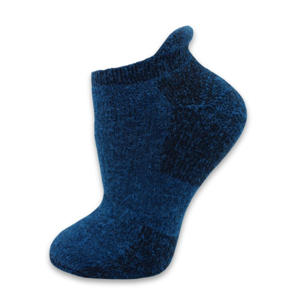 Midweight Ankle Alpaca Sock - Reinforced Heels and Toes, Breatheable Sock