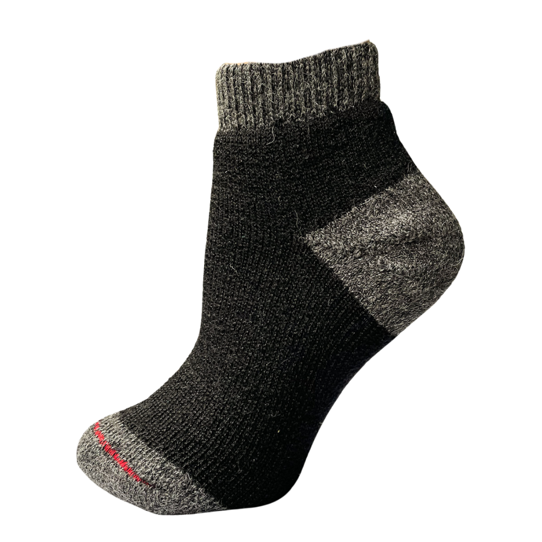 Penguin Alpaca Quarter Sock - A medium weight sock