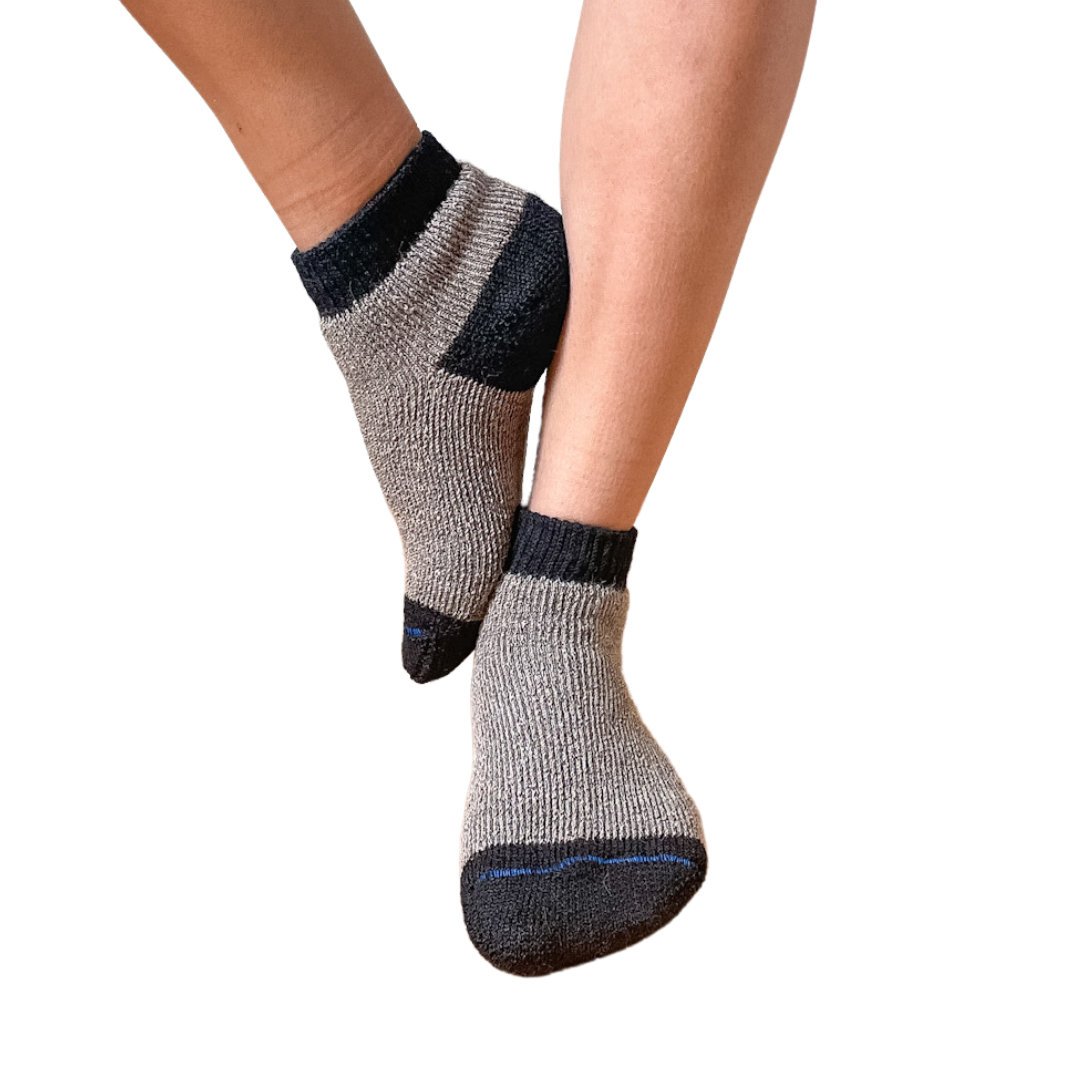 Penguin Alpaca Quarter Sock - A medium weight sock