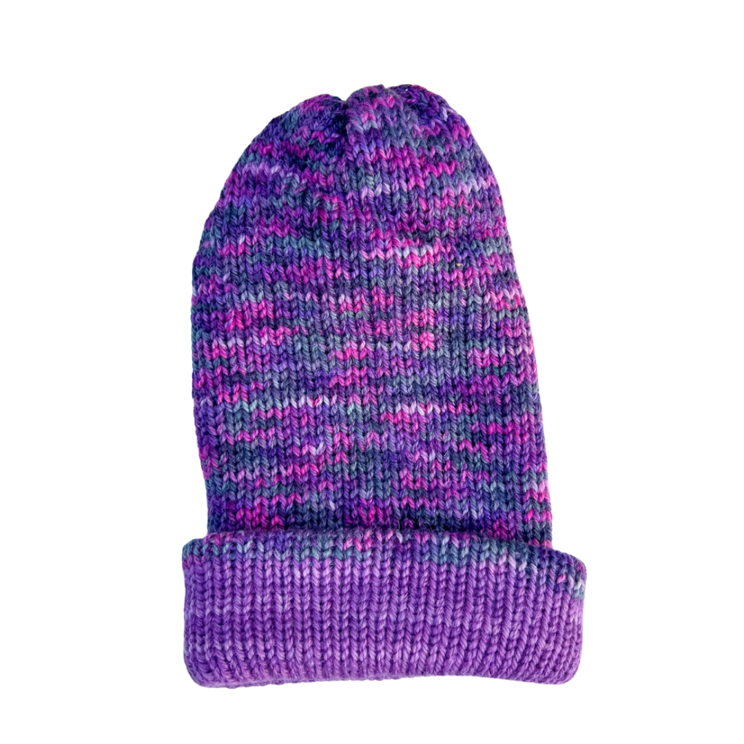 Picasso Alpaca and Merino Reversible Beanies