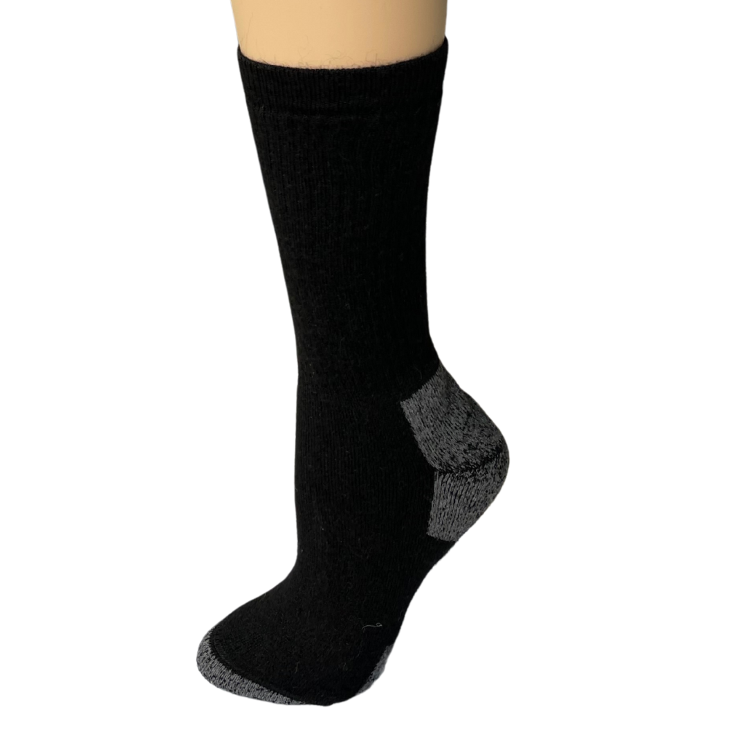 Marvin Alpaca Boot Sock - Medium Weight, Tall, Insulating Socks