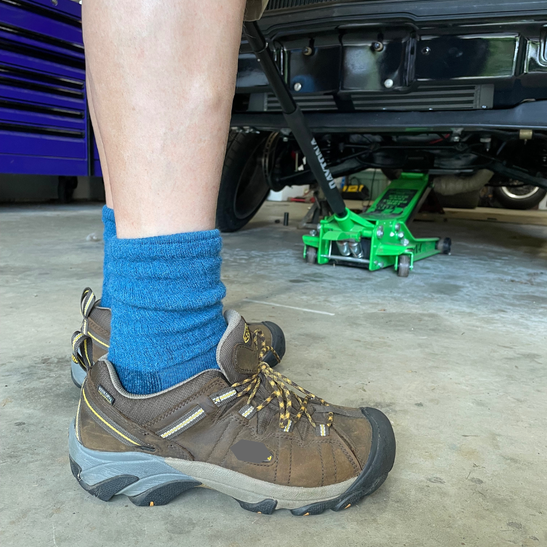 Quigley Alpaca Crew Socks A Lighter Weight Sock - Perfect With Sneakers