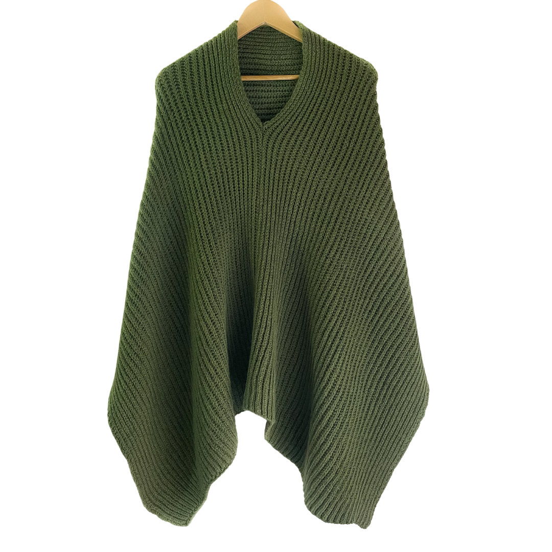 Melina Asymmetical Poncho