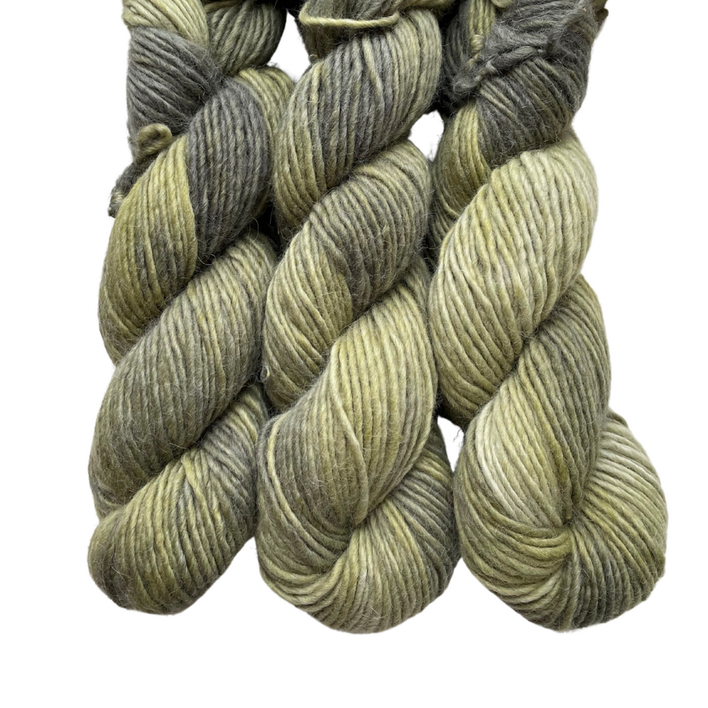 Silver Moss Soft Spun Single Bulky Alpaca Yarn