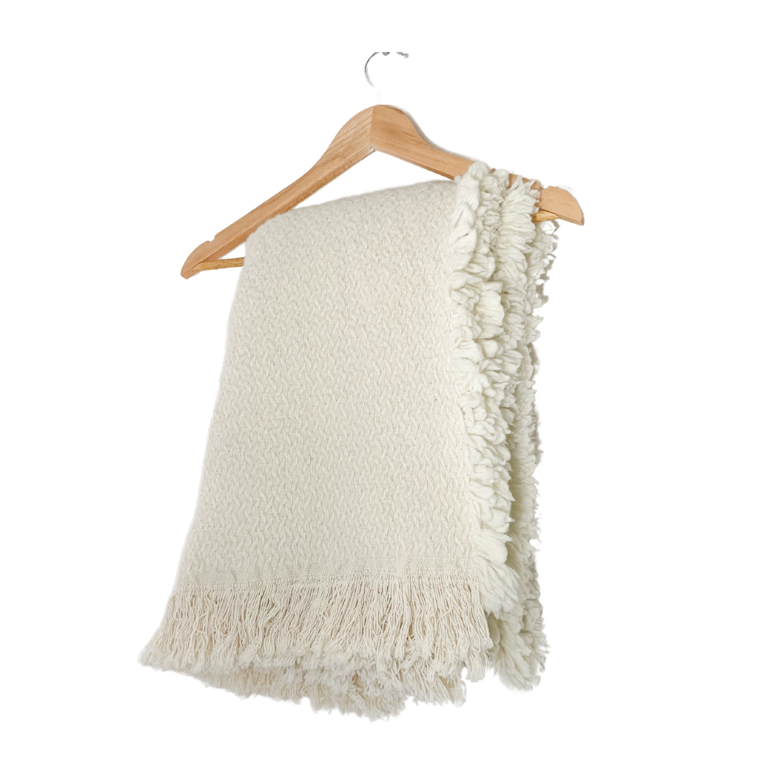 Stardancer Alpaca, Cotton and Merino Throw Blanket