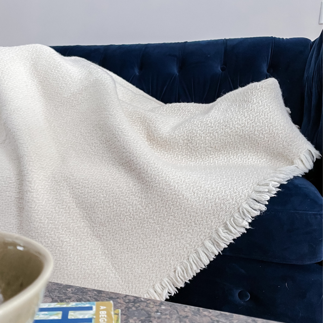 Stardancer Alpaca, Cotton and Merino Throw Blanket