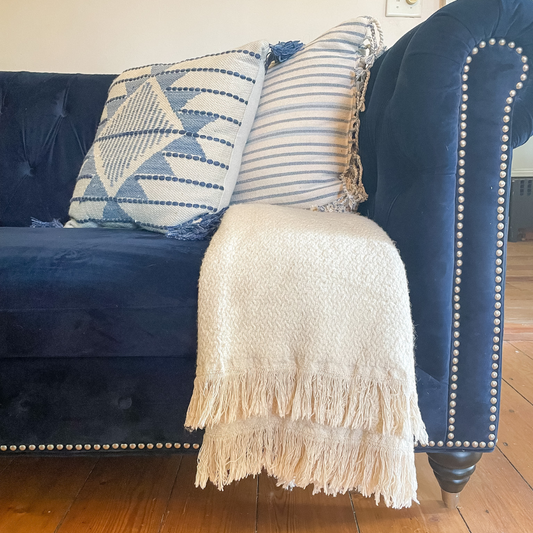 Stardancer Alpaca, Cotton and Merino Throw